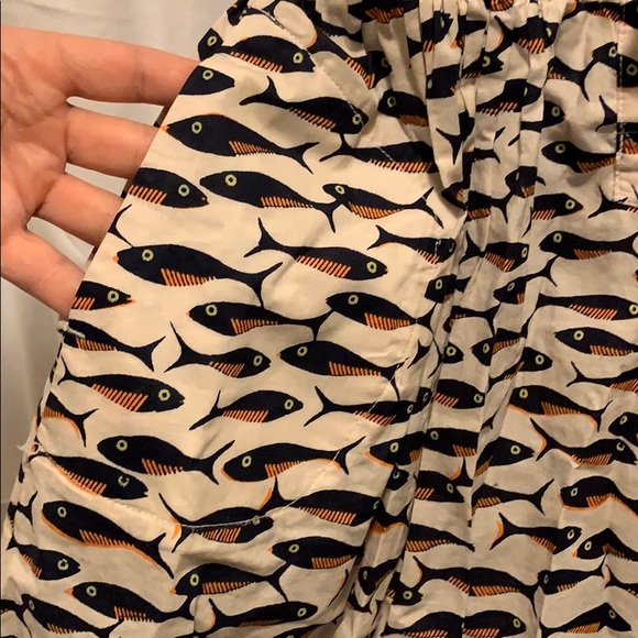 Crewcuts fish dress open back w pockets size 5 - Picture 8 of 9